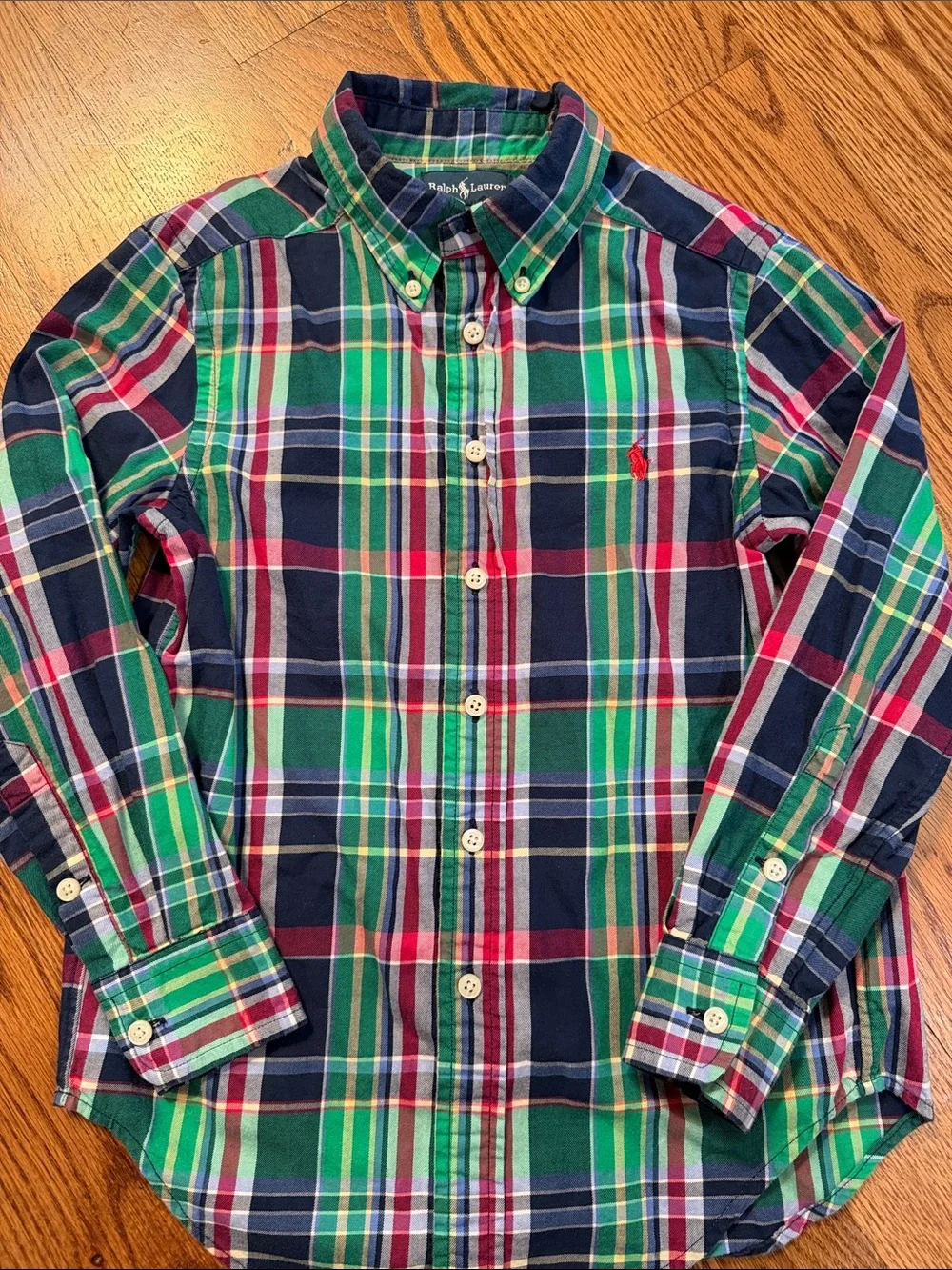 Boy’s Ralph Lauren Button Up/Button Down Shirt. Size S 8. Excellent Condition.